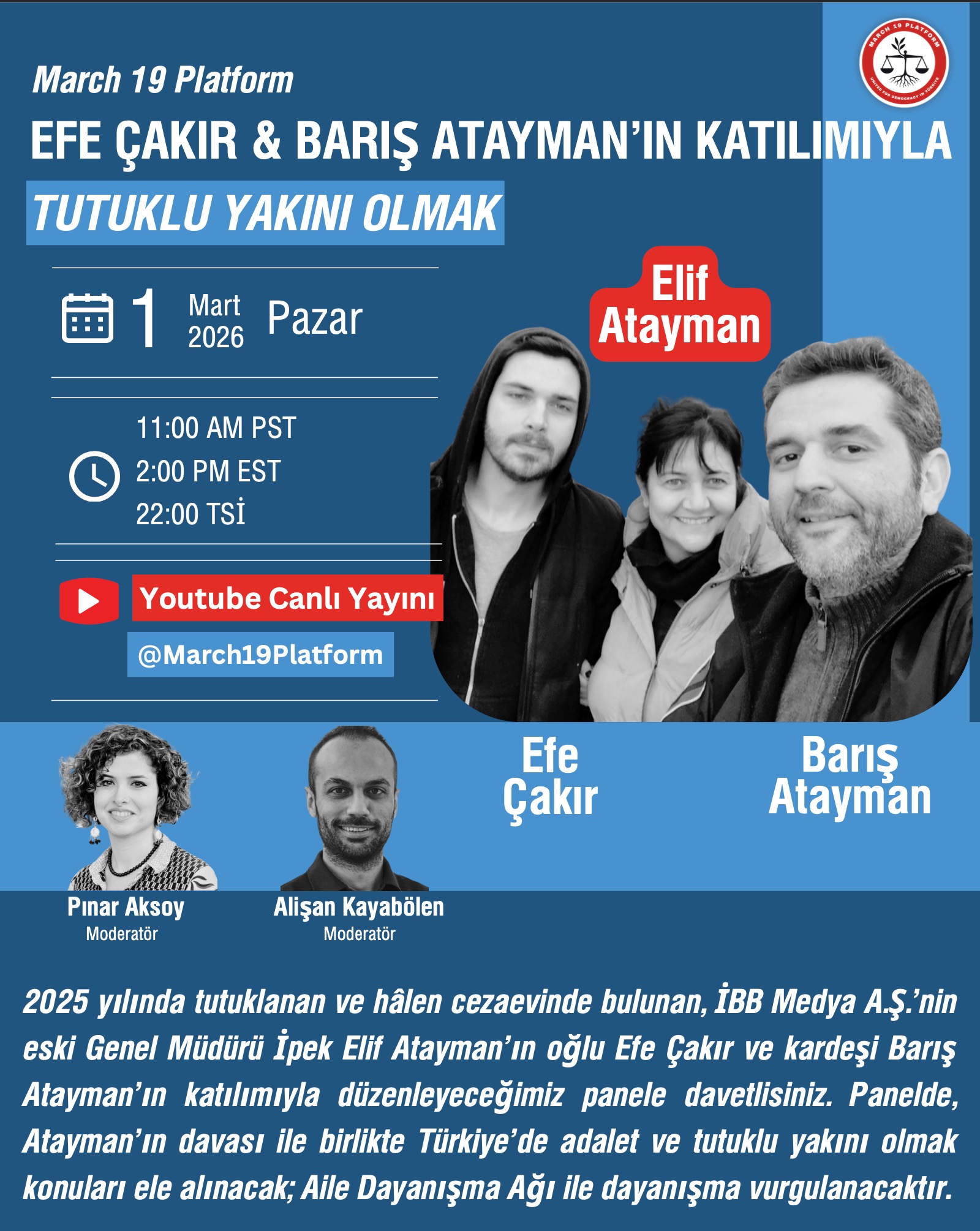 Efe Çakır & Barış Atayman - March 1, 2026