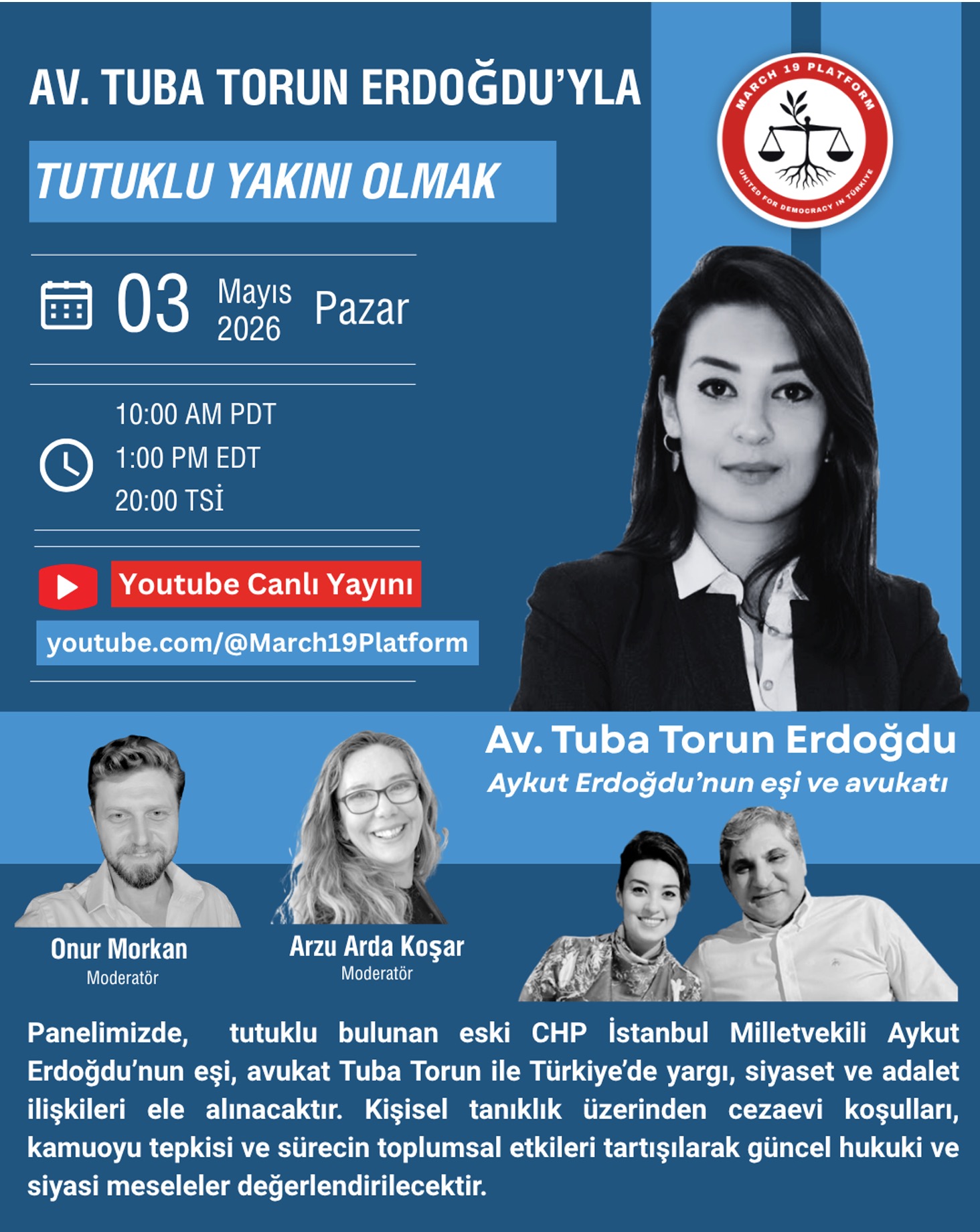 Tuba Torun - May 3, 2026
